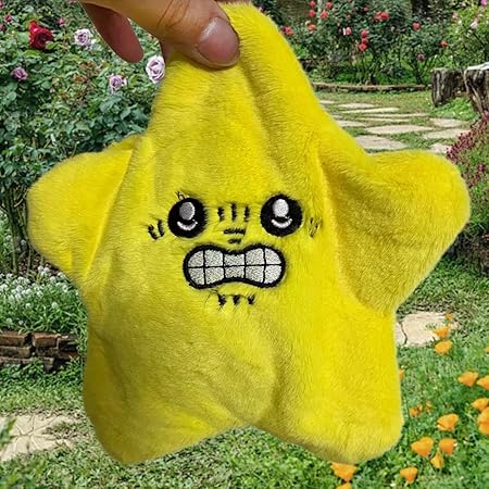 Angry Starfish Toy, Dancing Angry Starfish Prank Toy, Kicking Starfish Plush Pendant, Fun Toy for Backpack Pendant & Keychain, Interactive Popular For Boy Girl Gift, Halloween