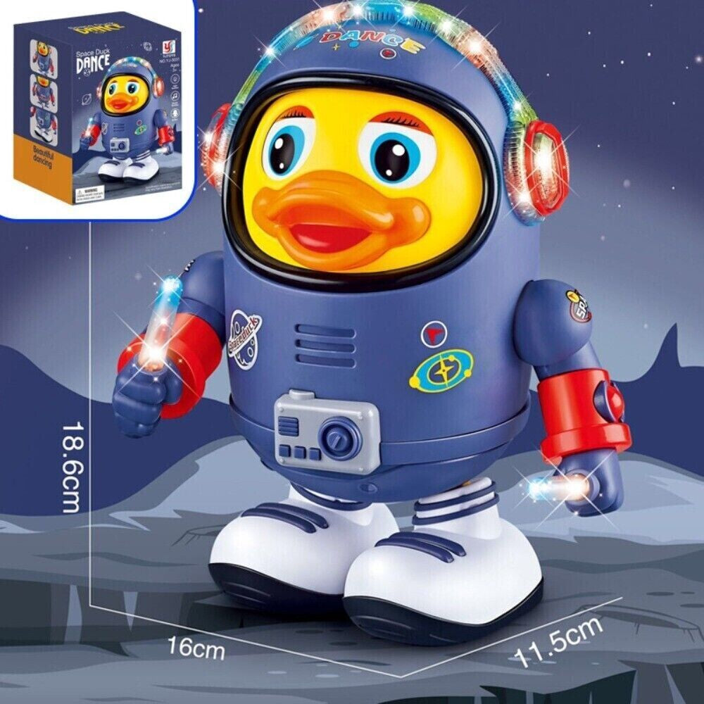 NEW Walking & Dancing Space Duck Toy, Musical & Dancing Toys Ducks Kids Babies